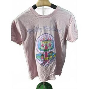 Vintage Polly Pocket Pink Graphic T-Shirt Size Small